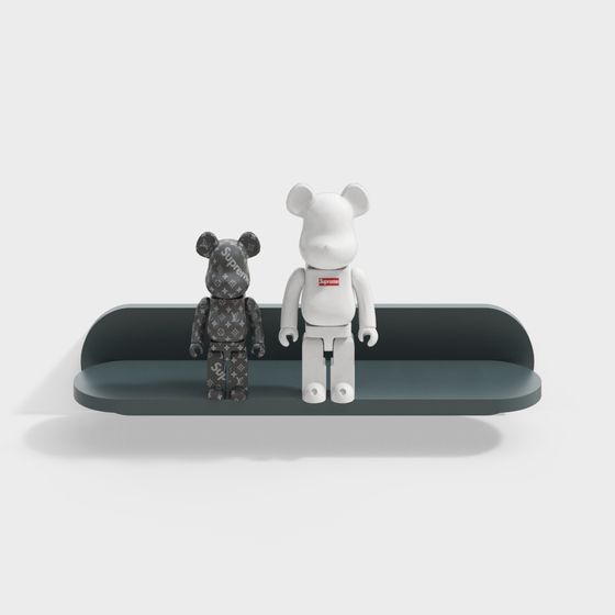 Supreme x Louis Vuitton Bear 3D model