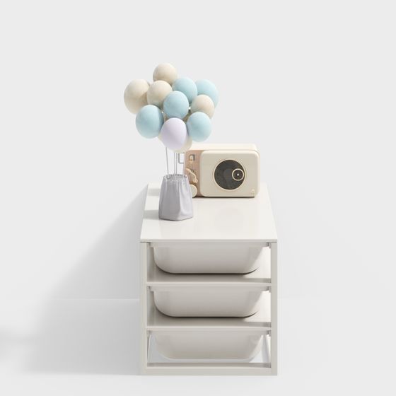 Charming Vintage Small Table 3D model