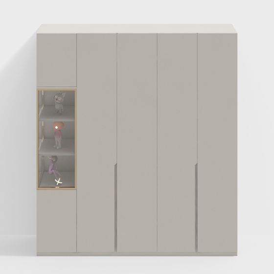 Minimalist Wardrobe 3D model