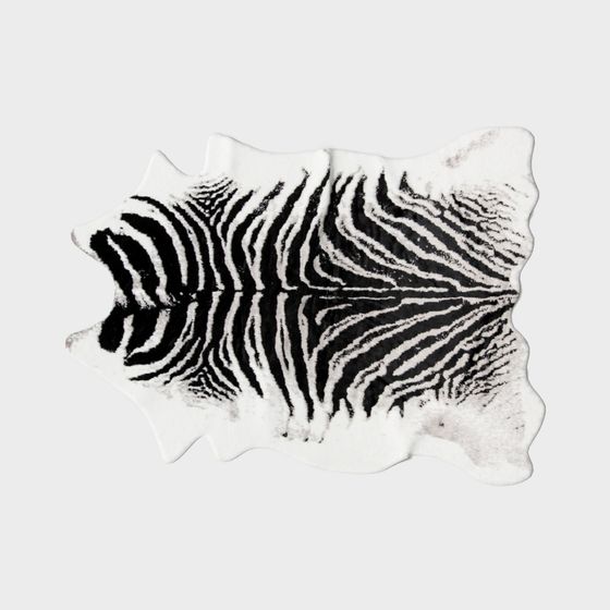 Intriguing Zebra Skin Carpet 3D model