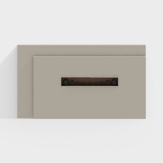 Contemporary Low-Poly 3D Model for Interior Design