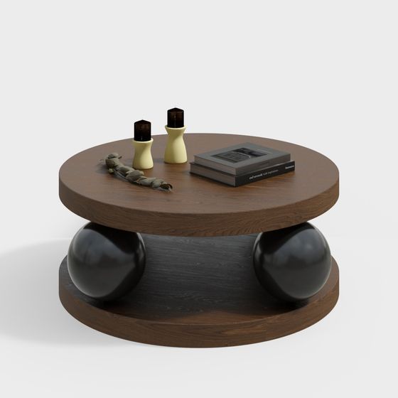 Unique Low-Poly Coffee Table 3D model