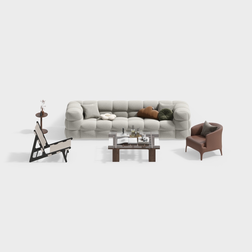 Modern living room sofa set
