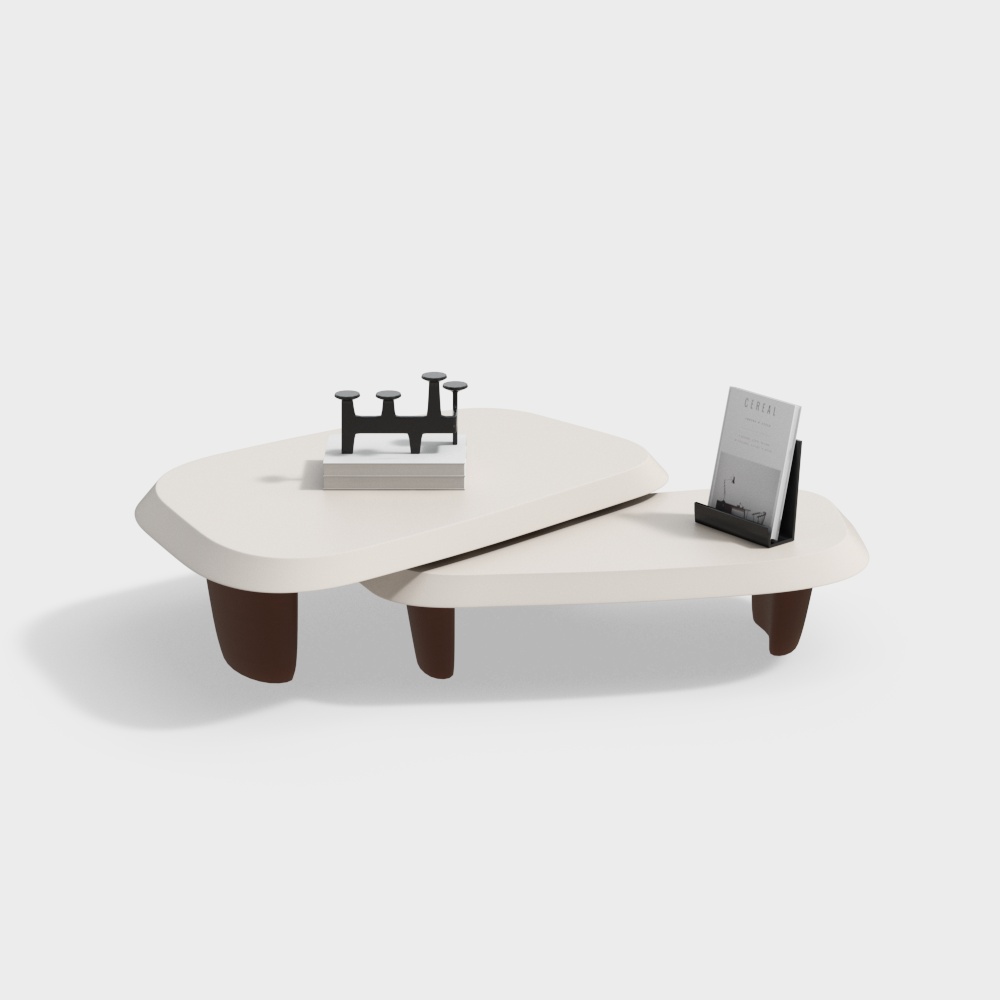 Modern living room combination end table