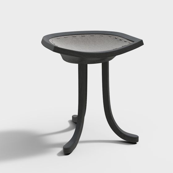 Window Side Table Poly Model Stylish Low-Poly Side Table 3D model