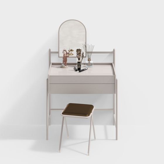 Combinazione di Cassettiera Minimalista Moderna e Sgabello