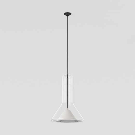 Unique Low-Poly Chandelier 3D Model