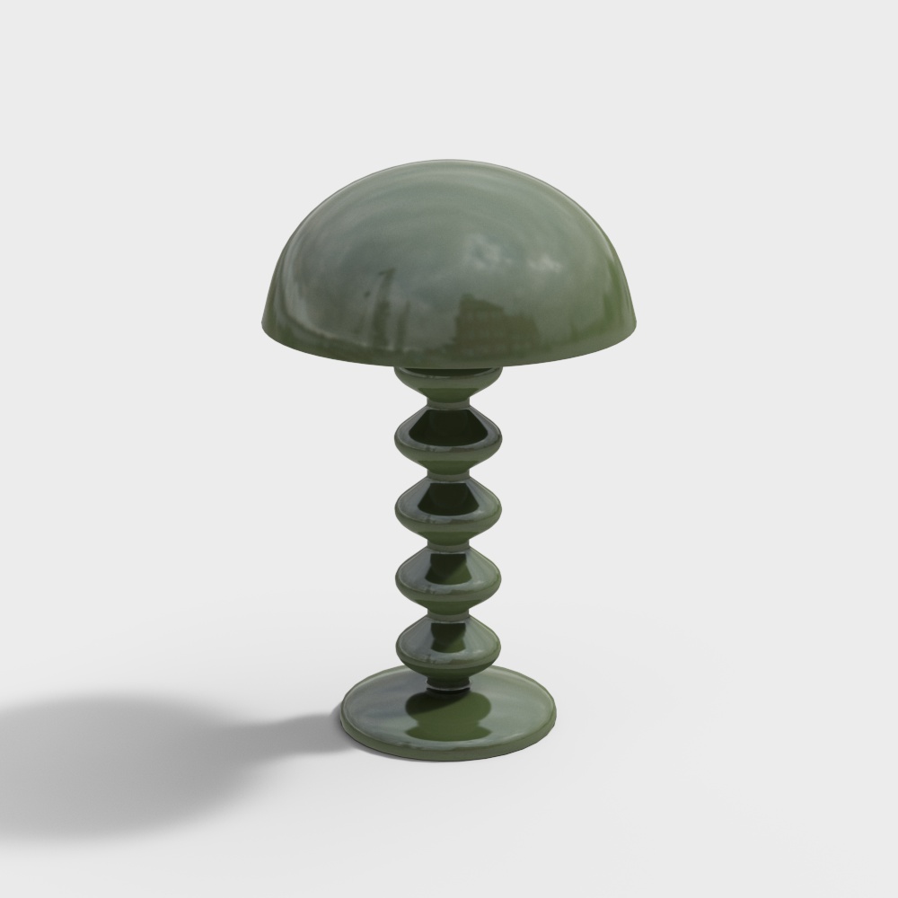 Modern green desk lamp