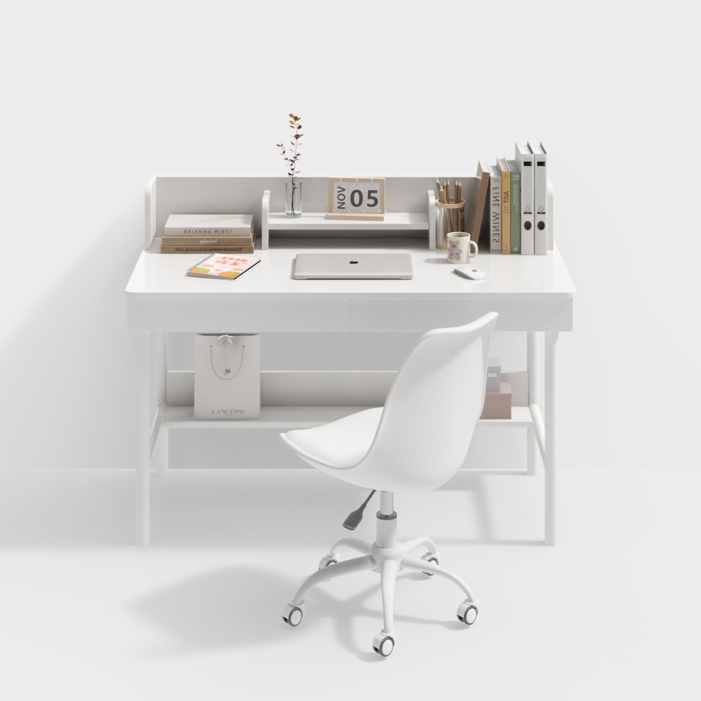 Nordic desk and chair combination