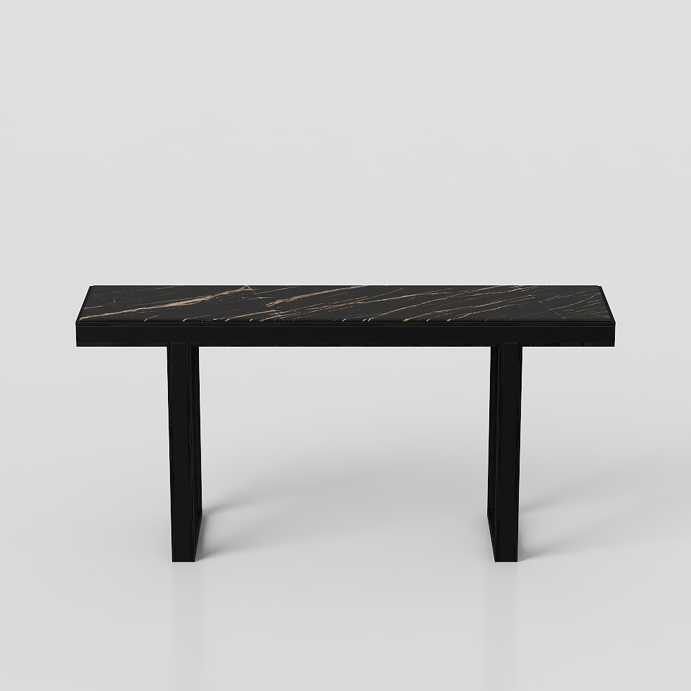 Wabi-sabi antique marble countertop end scene