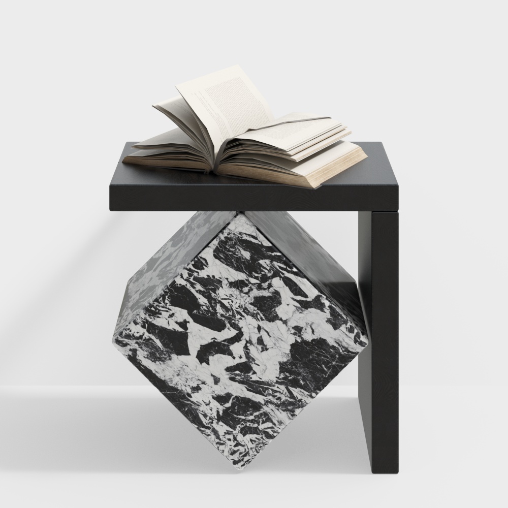 Poco de borde negro moderno