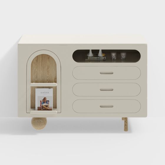 Urban Elegance Dresser 3D model for Modern Spaces