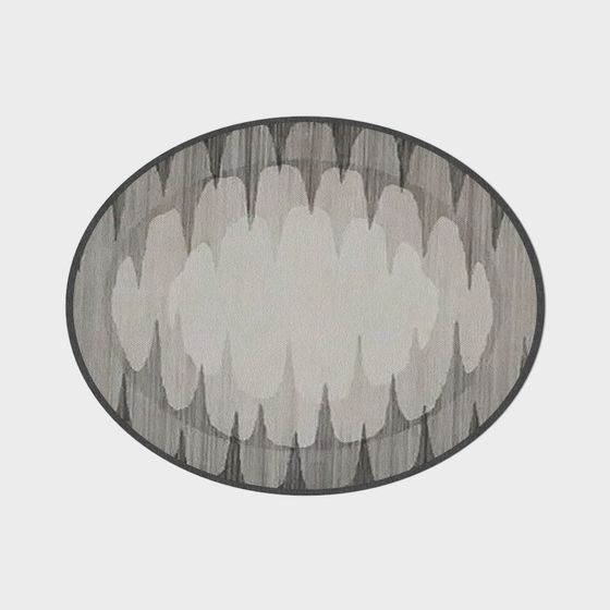 Круглый ковер в стиле французского мезо