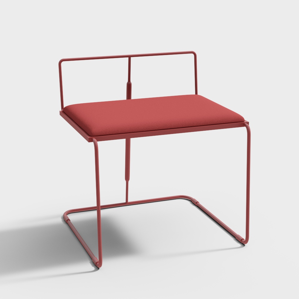 Urban Comfort Chair 3D Model – Modern Leather Seating