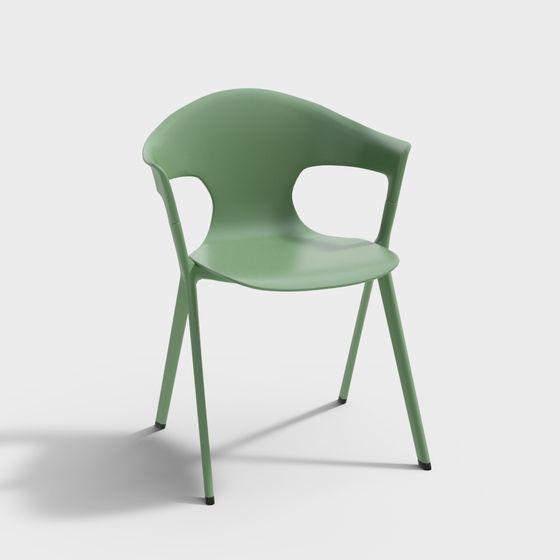 Urban Green Chair 3D model for Modern Spaces