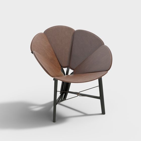 Fan Petal Chair 3D model