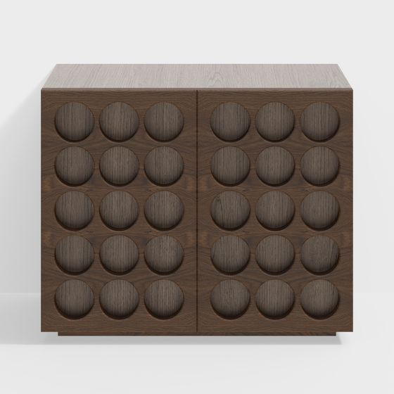 Minimalist Storage Cabinet 3D model