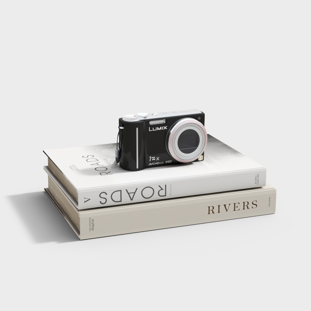 Modern book camera decoration