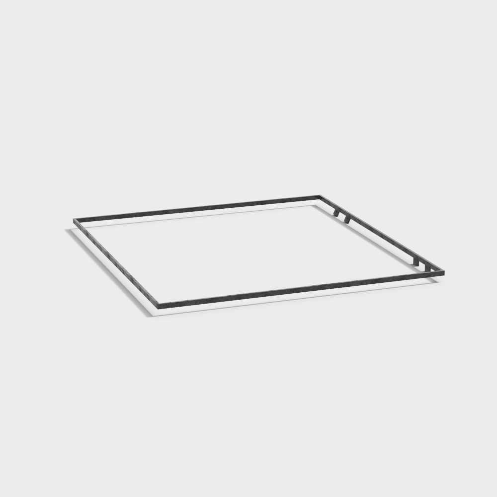 Stylish Glass Tray 3D model