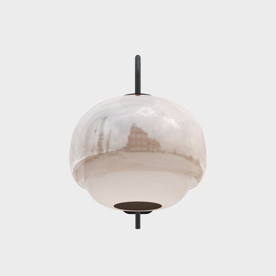 Modern Low-Poly 3D Pendant Lamp Model
