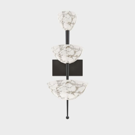 Stylish 3D Light Fixture Model for Creative Spaces