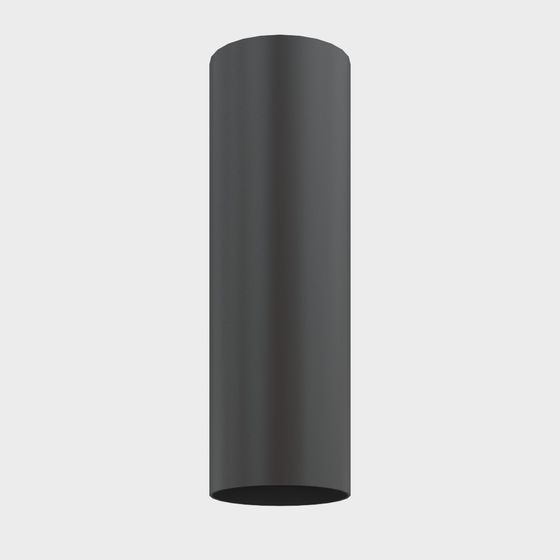 Black Cylinder 3D model - Minimalist Design
