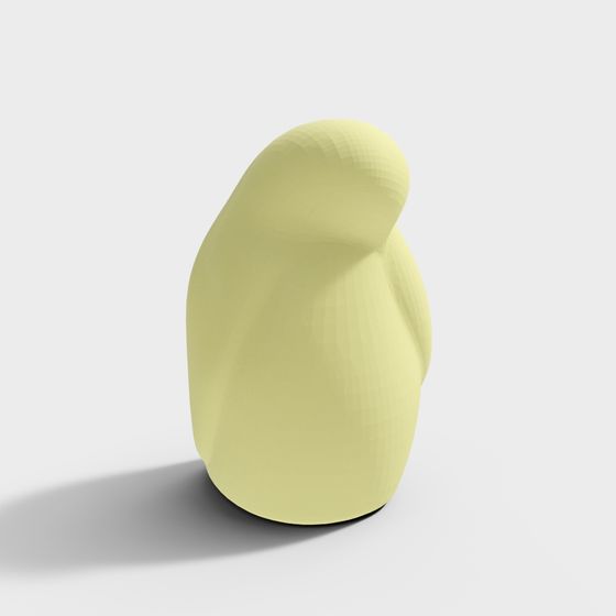 Charming Low-Poly Penguin 3D model