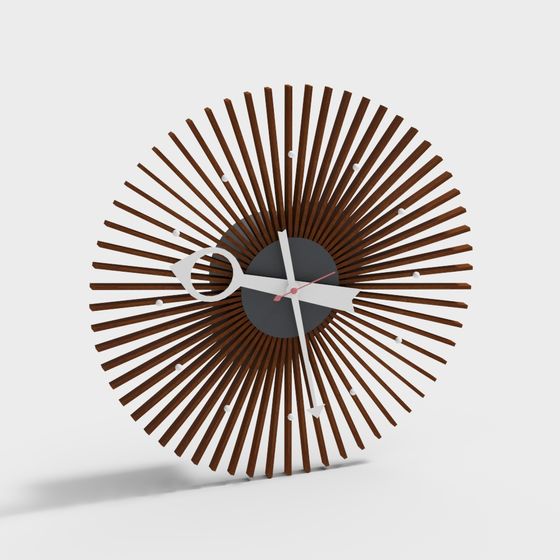 Sunlight 3D Clock Model for Inspired Designs