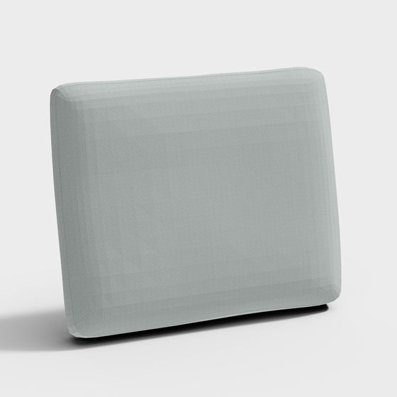 Stylish Low-Poly Sofa Cushion 3D Model