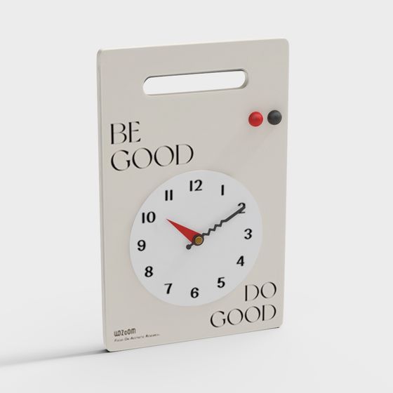 Be Good Clock 3D model