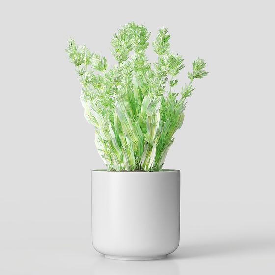 Crystal Green Plant 3D model