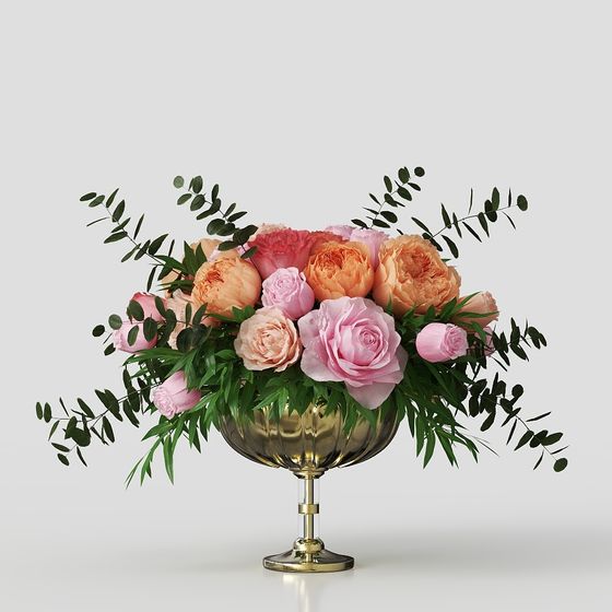 Floral Symphony 3D model