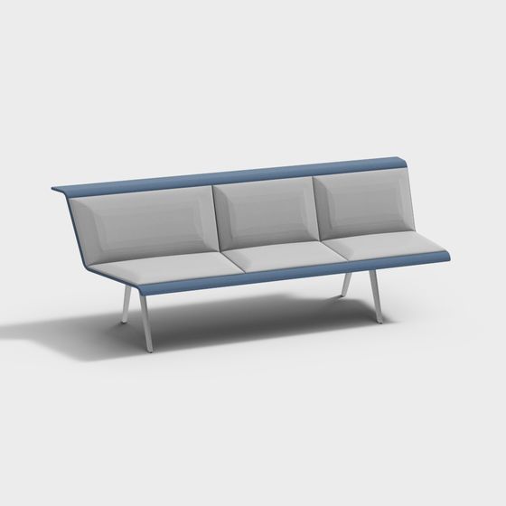 Arper_Zinta 기다리는 모듈식 3인용 소파 135도 - 오른쪽