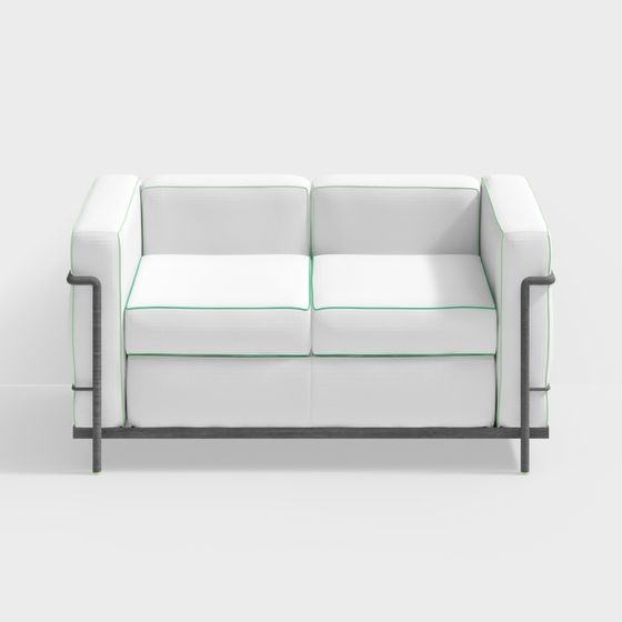 Urban Comfort Modern Sofa 3D model