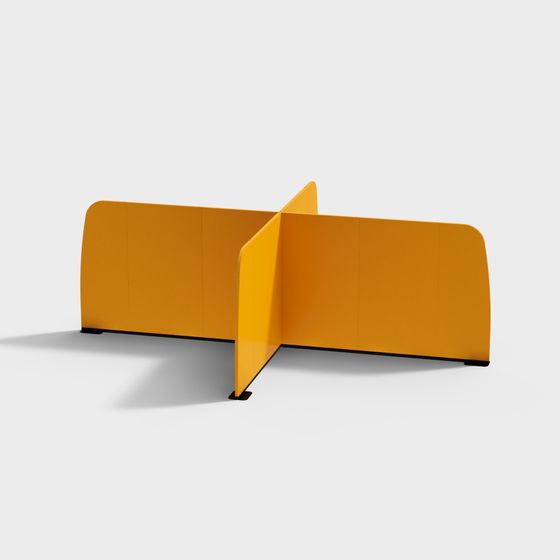 Urban Partition 3D model for Modern Spaces