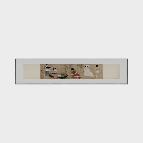 Ancient Elegance Character Scroll 3D model