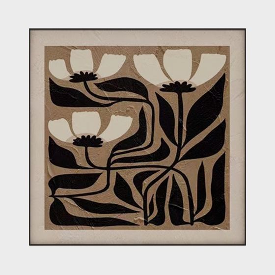 Abstract Floral Puzzle 3D model