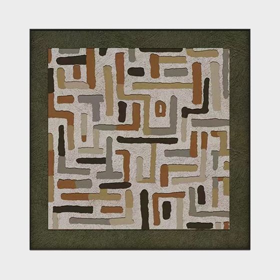 Maze Rug 3D Model for Unique Artistic Designs