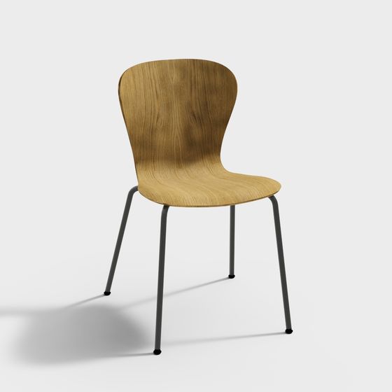 Modern Minimalist 3D Chair Model