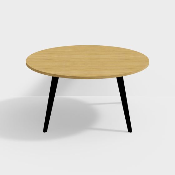 Elegant Round Table 3D model for Modern Design
