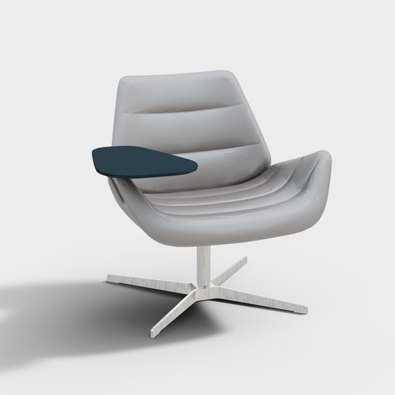 Stylish Low-Poly Lounge Chair 3D model for Modern Spaces