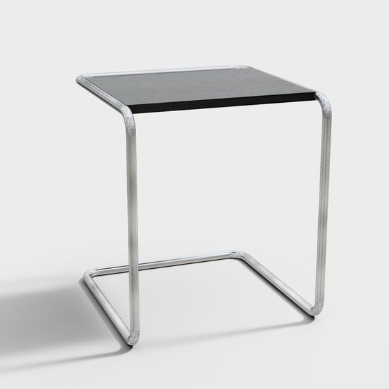 Elegant Low-Poly Side Table 3D model