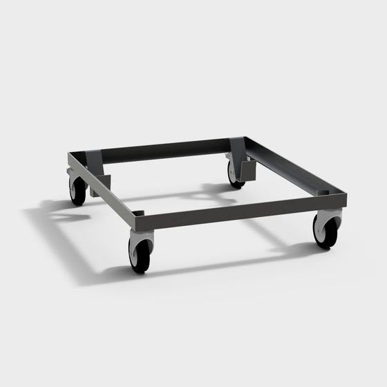 Stylish Low Poly Mobile Platform 3D model for Designers