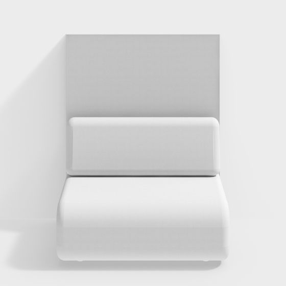 Modern Minimalist Sofa 3D model