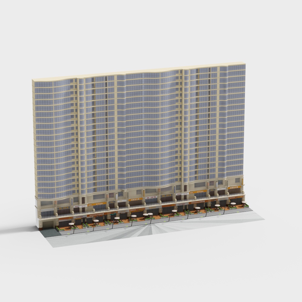 Mặt tiền cửa hàng khu dân cư