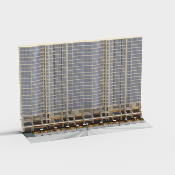 Mặt tiền cửa hàng khu dân cư