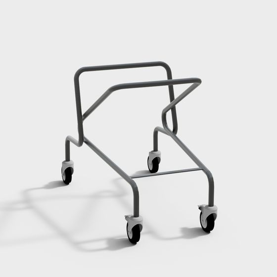 Elegant Wheelchair Assistance Structure 3D model for Various Applications