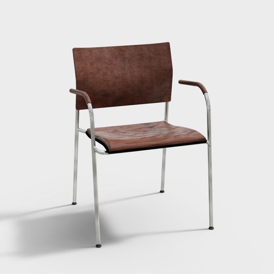 Elegant Vintage-Modern Chair 3D model