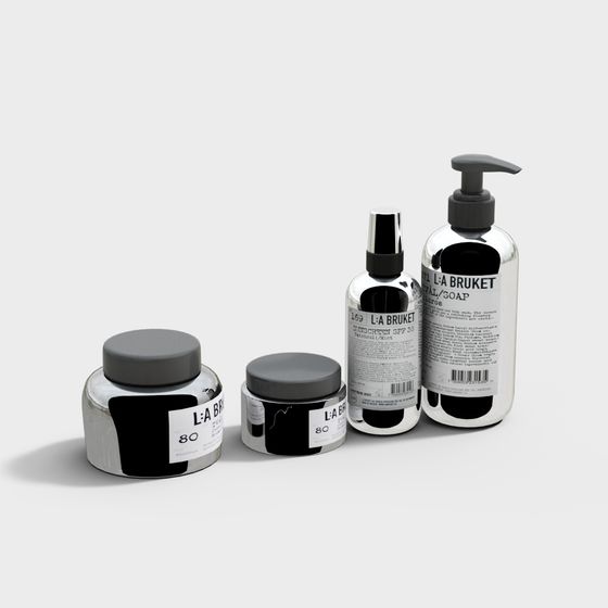 L:A Bruket 3D Model for Modern Design Projects