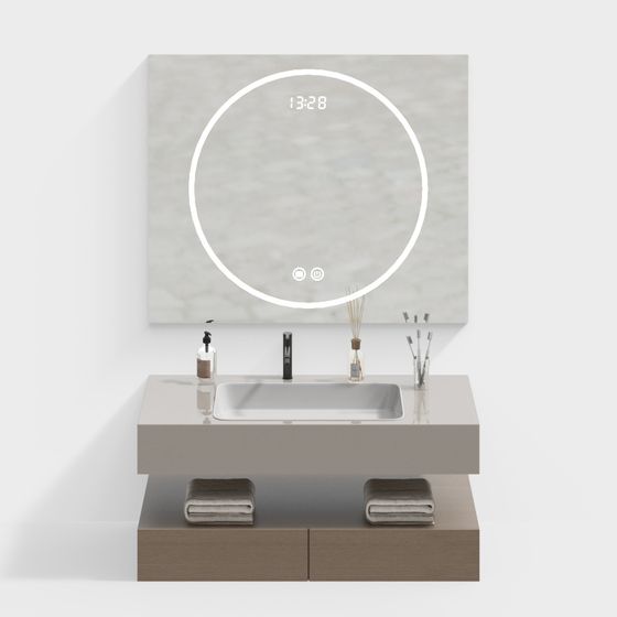 Smart Bathroom Mirror 3D model